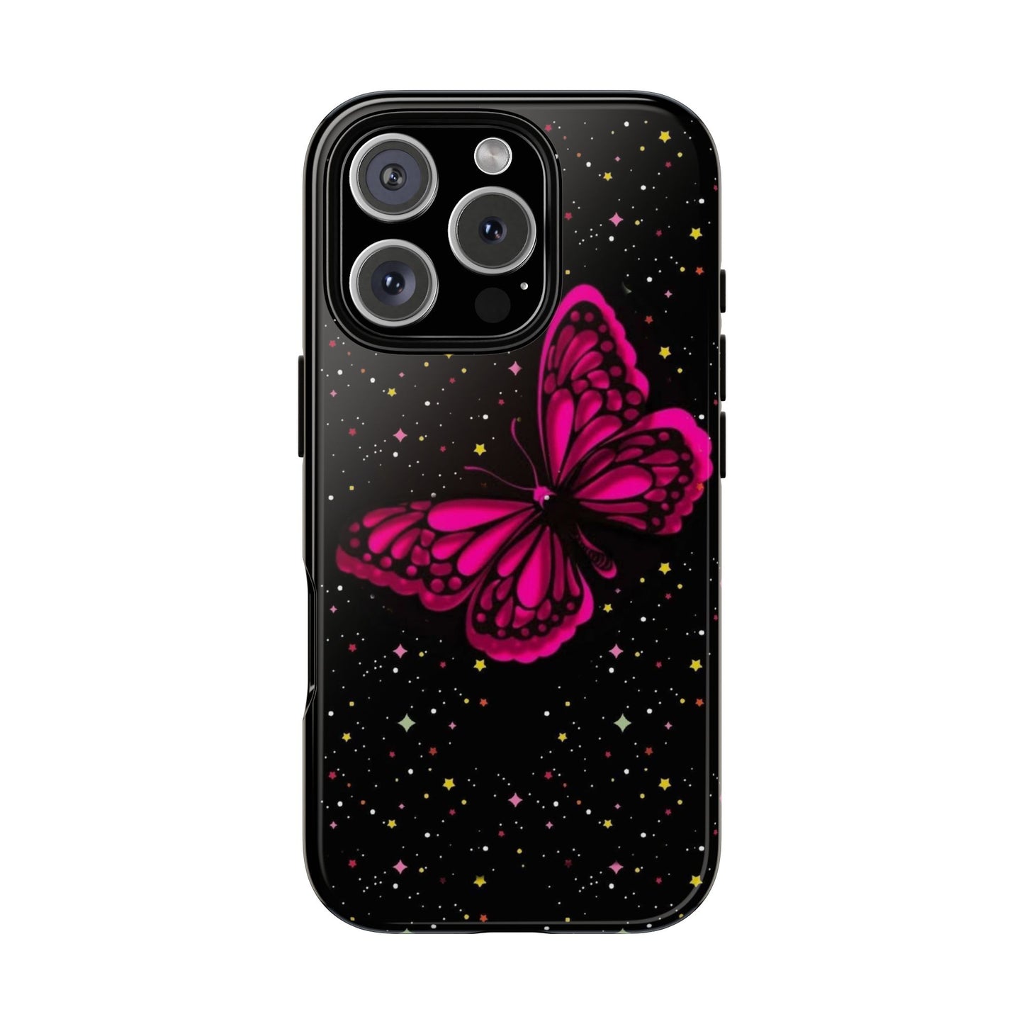 Vibrant Butterfly Phone Case, Tough Cases, Stylish Protection, Gift for Her, Trendy Smartphone Accessories, Cute Phone Cover