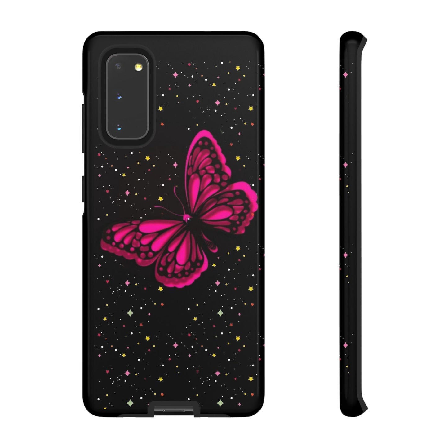 Vibrant Butterfly Phone Case, Tough Cases, Stylish Protection, Gift for Her, Trendy Smartphone Accessories, Cute Phone Cover