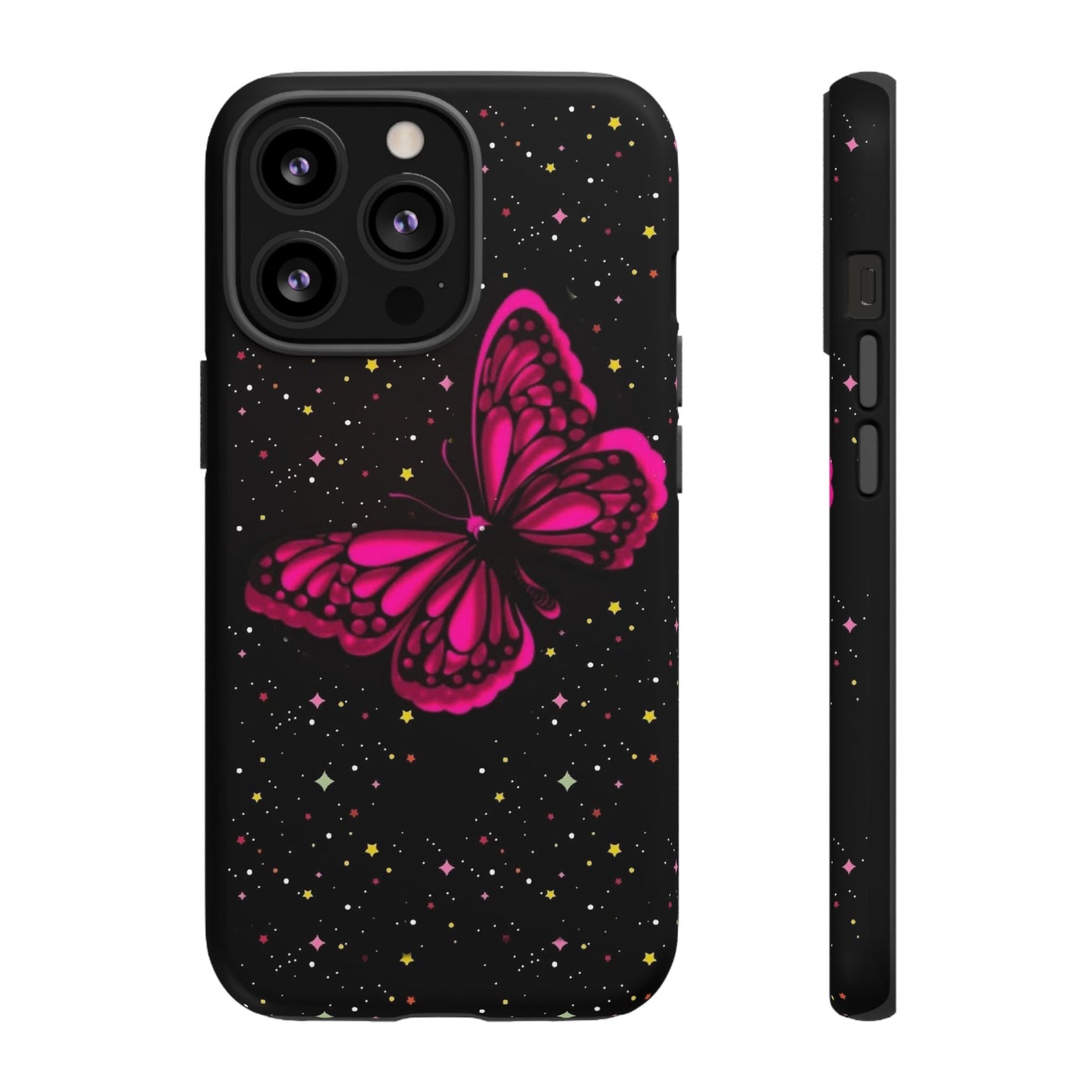 Vibrant Butterfly Phone Case, Tough Cases, Stylish Protection, Gift for Her, Trendy Smartphone Accessories, Cute Phone Cover