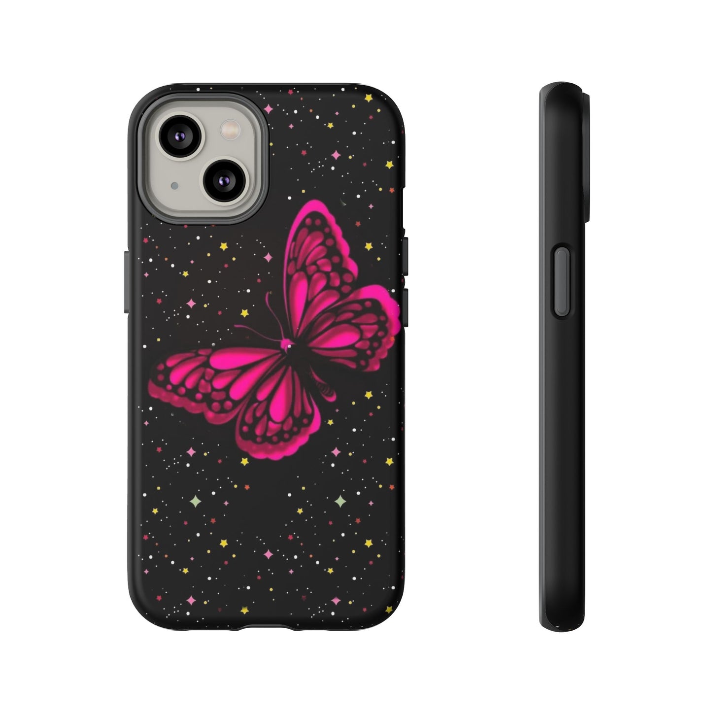 Vibrant Butterfly Phone Case, Tough Cases, Stylish Protection, Gift for Her, Trendy Smartphone Accessories, Cute Phone Cover