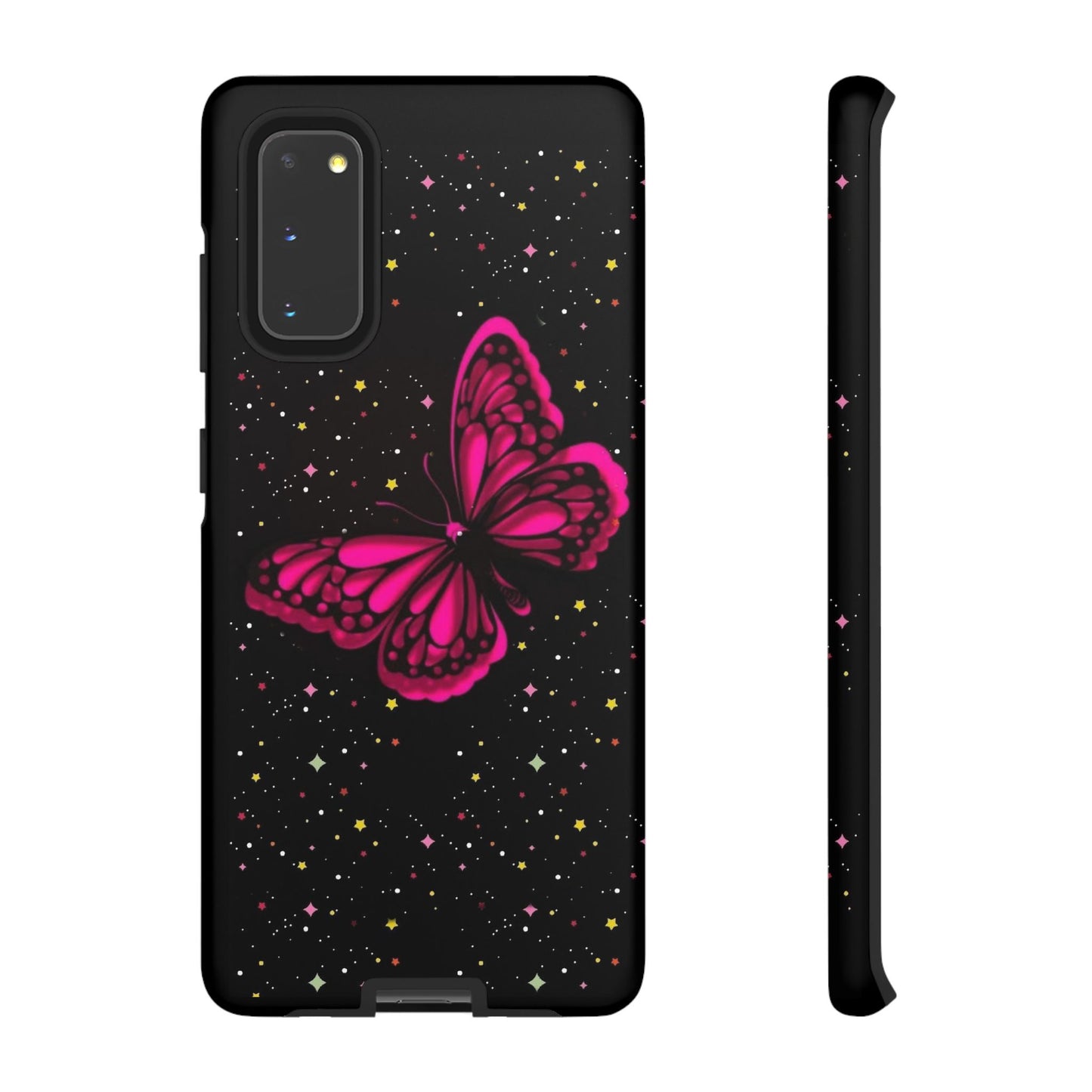 Vibrant Butterfly Phone Case, Tough Cases, Stylish Protection, Gift for Her, Trendy Smartphone Accessories, Cute Phone Cover