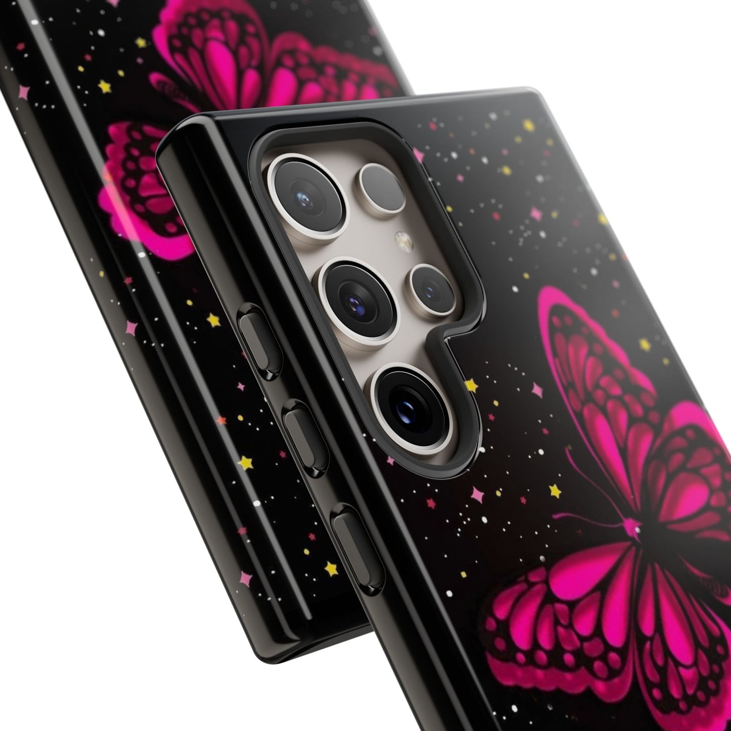 Vibrant Butterfly Phone Case, Tough Cases, Stylish Protection, Gift for Her, Trendy Smartphone Accessories, Cute Phone Cover