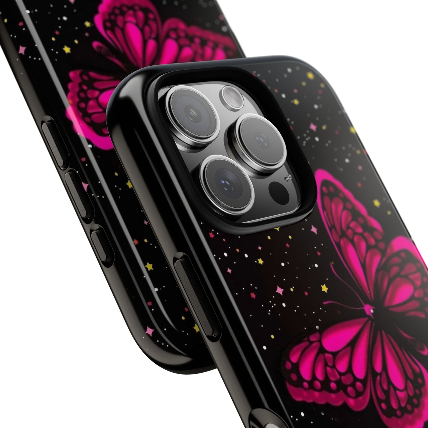 Vibrant Butterfly Phone Case, Tough Cases, Stylish Protection, Gift for Her, Trendy Smartphone Accessories, Cute Phone Cover