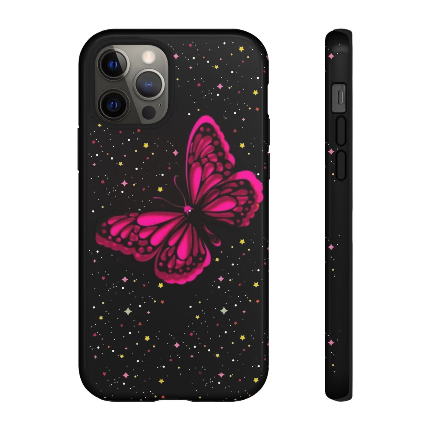 Vibrant Butterfly Phone Case, Tough Cases, Stylish Protection, Gift for Her, Trendy Smartphone Accessories, Cute Phone Cover