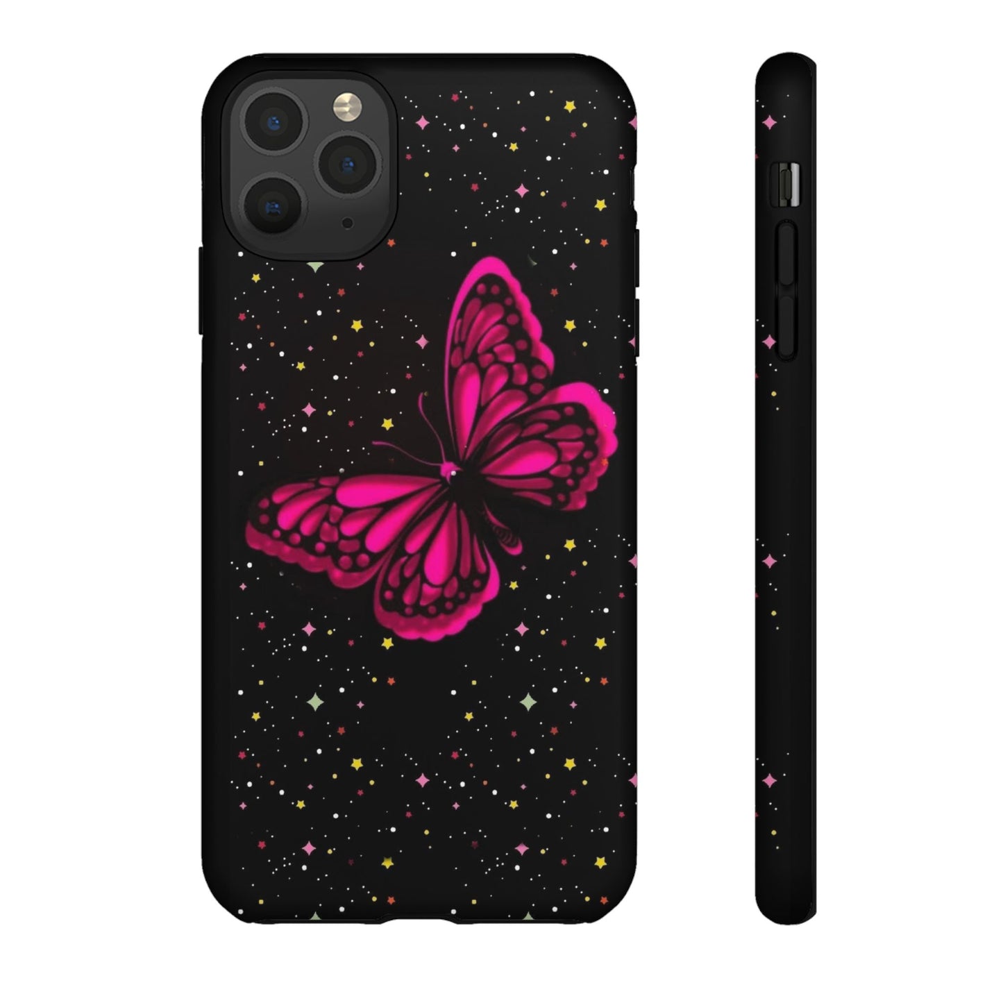Vibrant Butterfly Phone Case, Tough Cases, Stylish Protection, Gift for Her, Trendy Smartphone Accessories, Cute Phone Cover