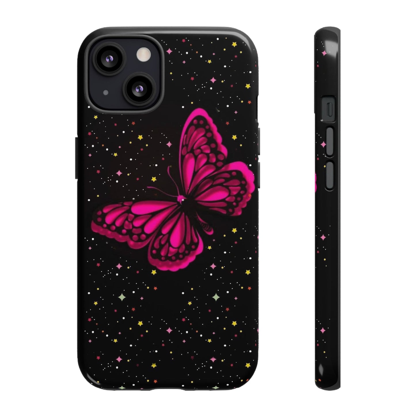 Vibrant Butterfly Phone Case, Tough Cases, Stylish Protection, Gift for Her, Trendy Smartphone Accessories, Cute Phone Cover