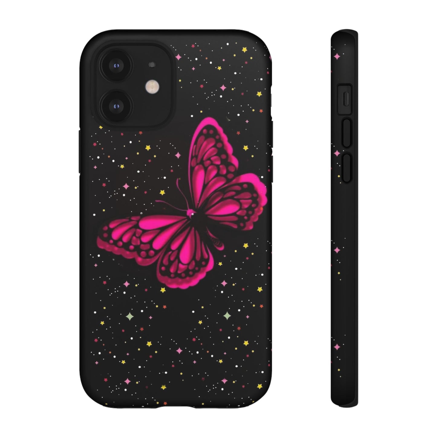 Vibrant Butterfly Phone Case, Tough Cases, Stylish Protection, Gift for Her, Trendy Smartphone Accessories, Cute Phone Cover