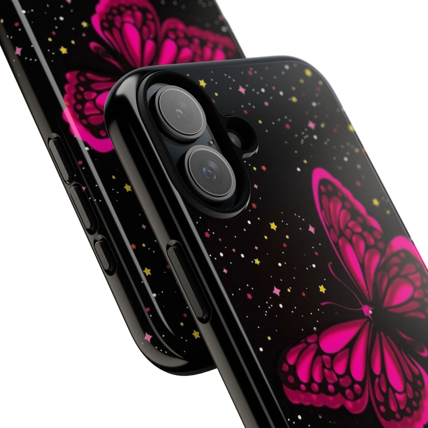 Vibrant Butterfly Phone Case, Tough Cases, Stylish Protection, Gift for Her, Trendy Smartphone Accessories, Cute Phone Cover