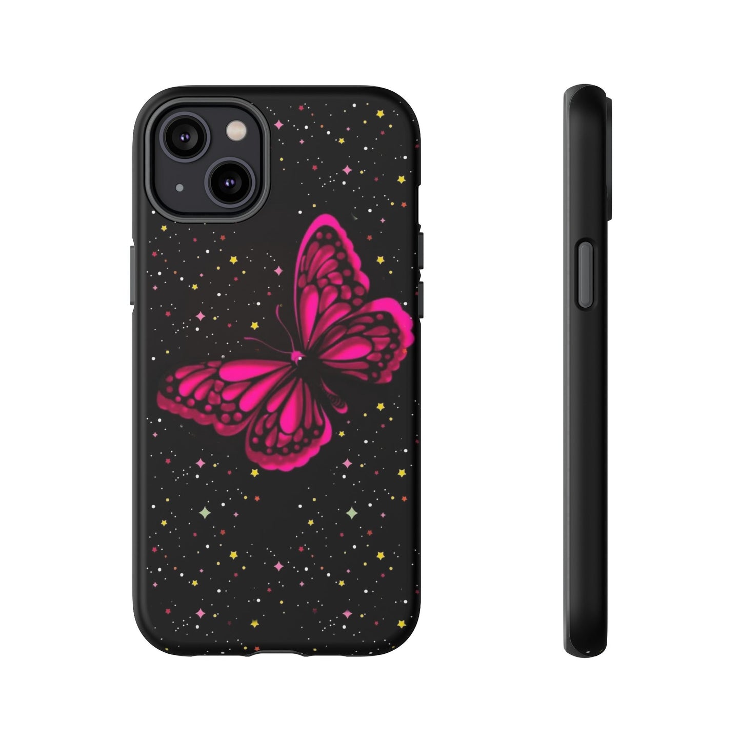Vibrant Butterfly Phone Case, Tough Cases, Stylish Protection, Gift for Her, Trendy Smartphone Accessories, Cute Phone Cover