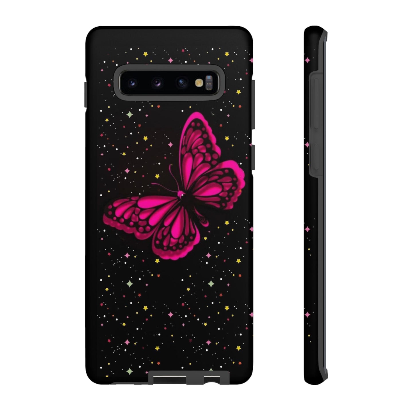 Vibrant Butterfly Phone Case, Tough Cases, Stylish Protection, Gift for Her, Trendy Smartphone Accessories, Cute Phone Cover