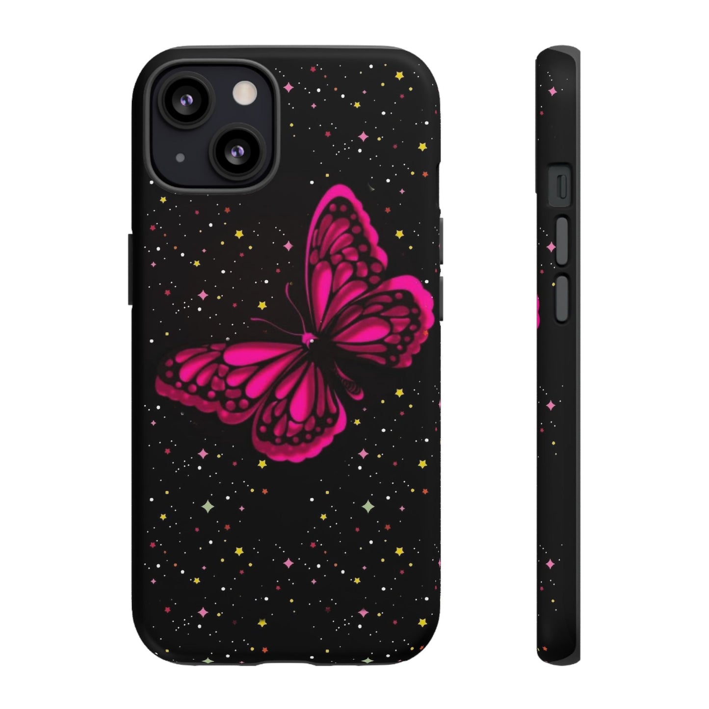 Vibrant Butterfly Phone Case, Tough Cases, Stylish Protection, Gift for Her, Trendy Smartphone Accessories, Cute Phone Cover