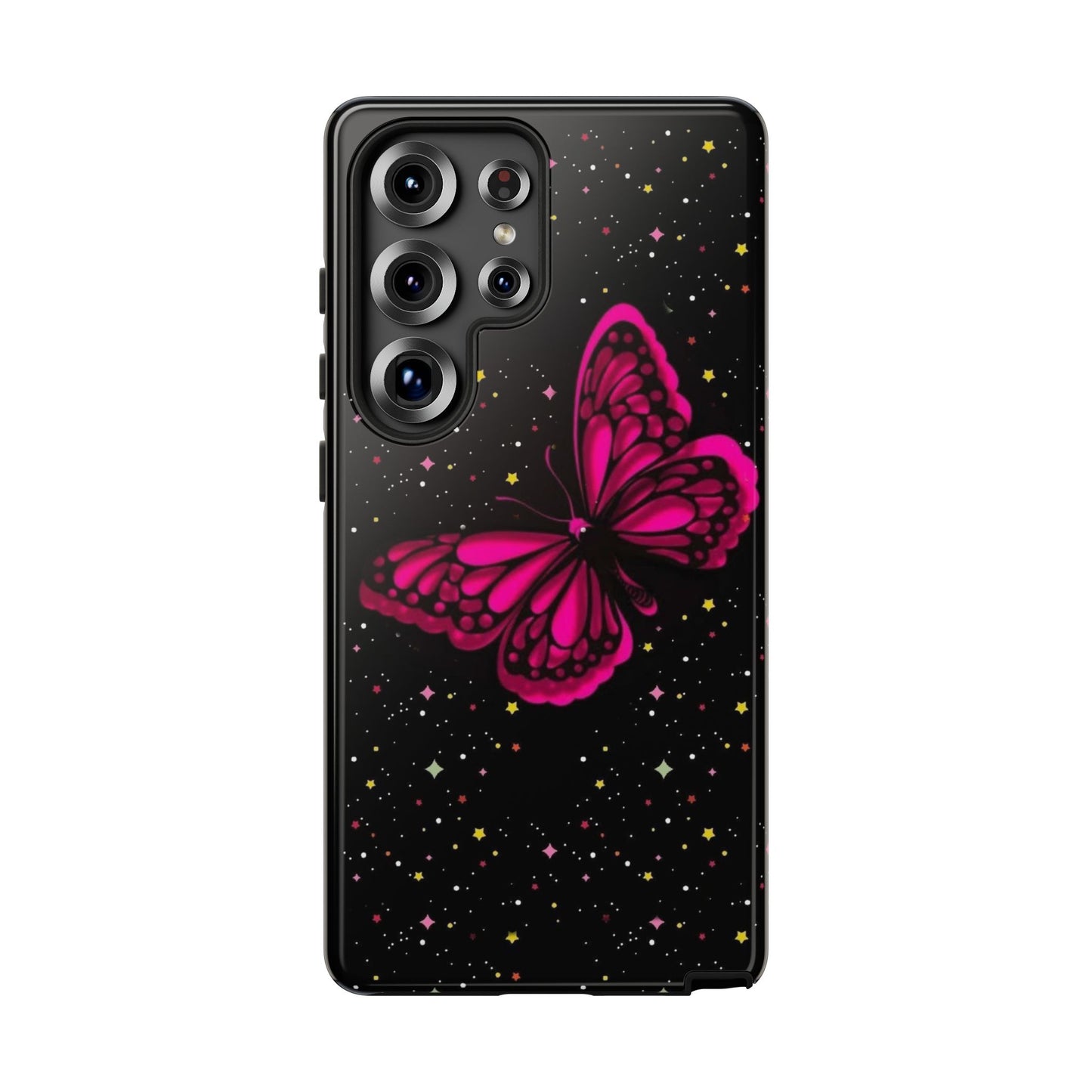 Vibrant Butterfly Phone Case, Tough Cases, Stylish Protection, Gift for Her, Trendy Smartphone Accessories, Cute Phone Cover