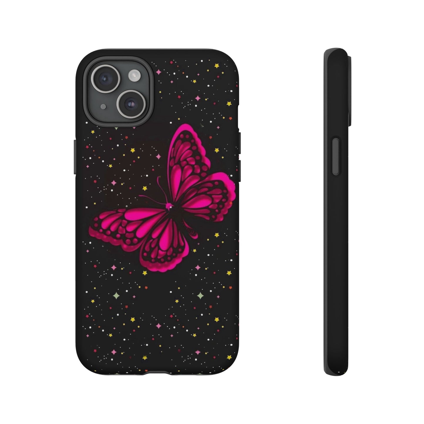 Vibrant Butterfly Phone Case, Tough Cases, Stylish Protection, Gift for Her, Trendy Smartphone Accessories, Cute Phone Cover
