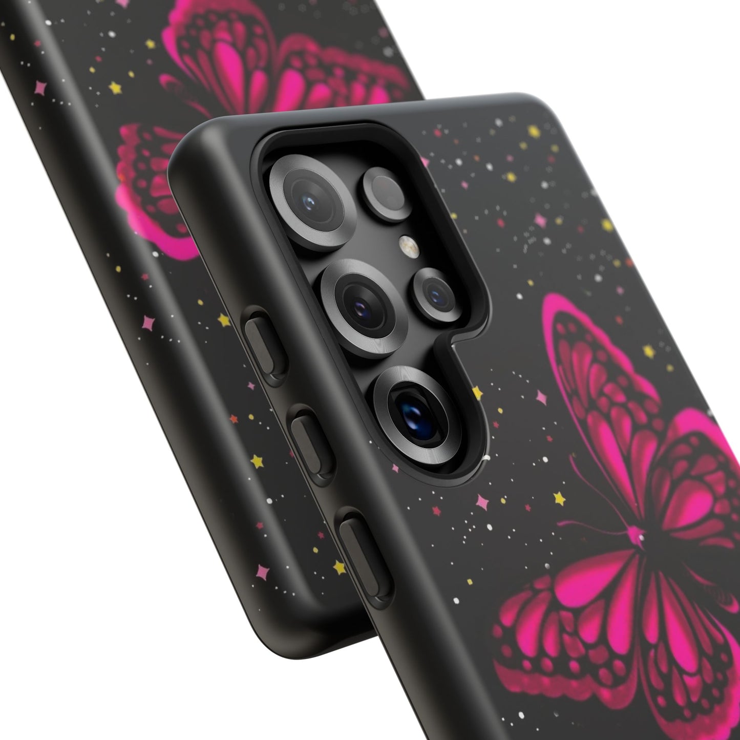 Vibrant Butterfly Phone Case, Tough Cases, Stylish Protection, Gift for Her, Trendy Smartphone Accessories, Cute Phone Cover