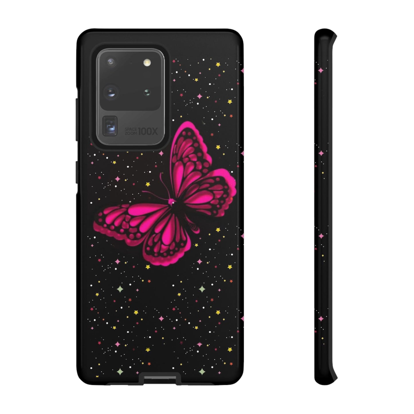 Vibrant Butterfly Phone Case, Tough Cases, Stylish Protection, Gift for Her, Trendy Smartphone Accessories, Cute Phone Cover