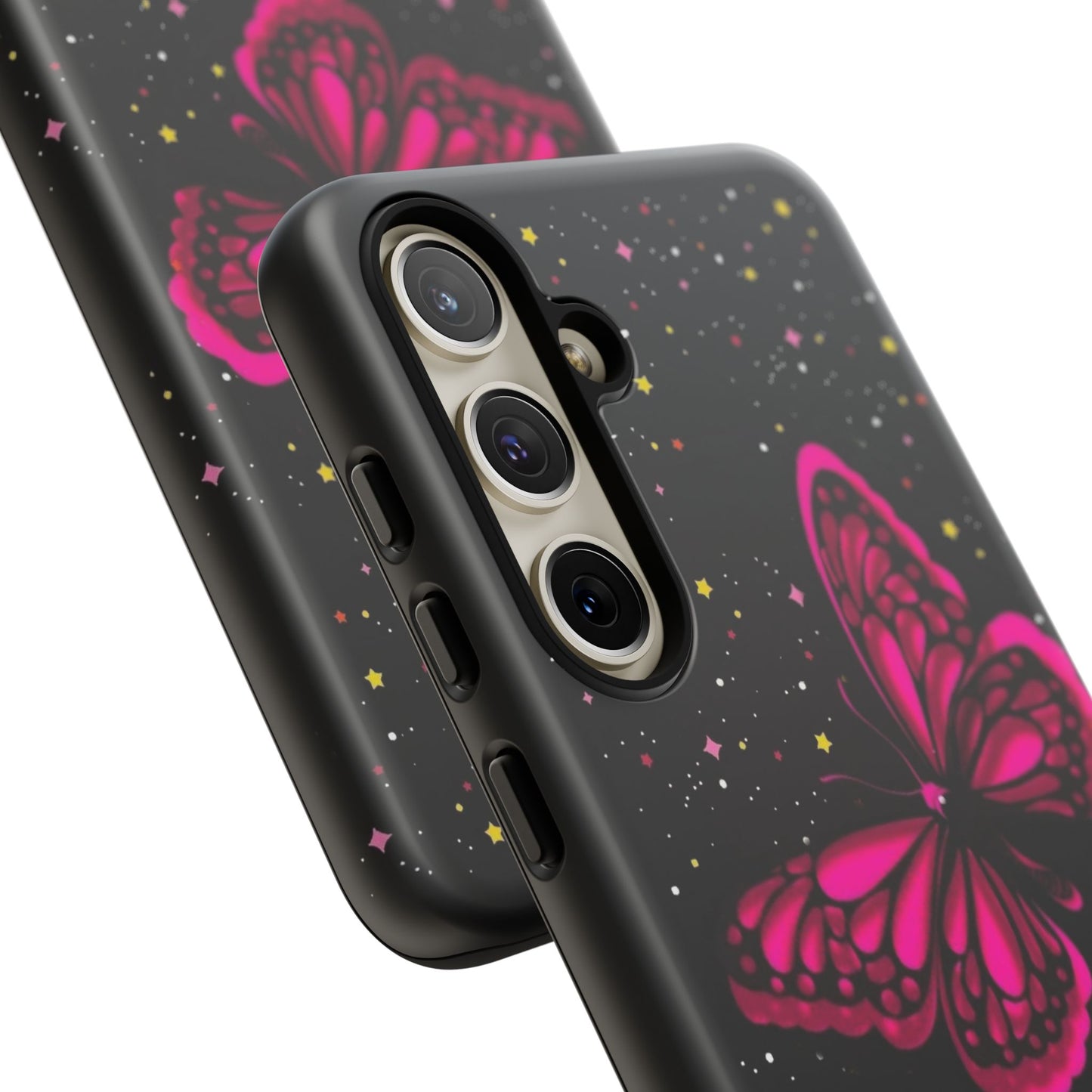 Vibrant Butterfly Phone Case, Tough Cases, Stylish Protection, Gift for Her, Trendy Smartphone Accessories, Cute Phone Cover