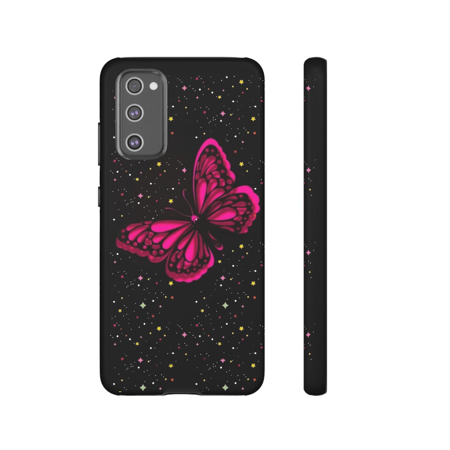 Vibrant Butterfly Phone Case, Tough Cases, Stylish Protection, Gift for Her, Trendy Smartphone Accessories, Cute Phone Cover