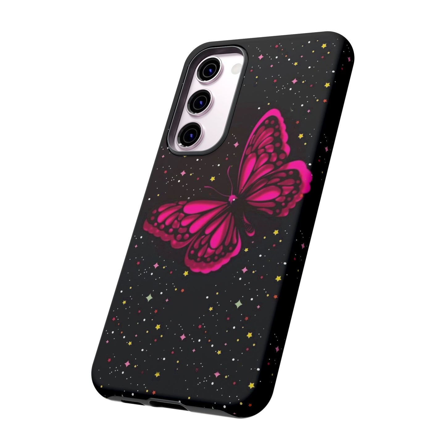 Vibrant Butterfly Phone Case, Tough Cases, Stylish Protection, Gift for Her, Trendy Smartphone Accessories, Cute Phone Cover