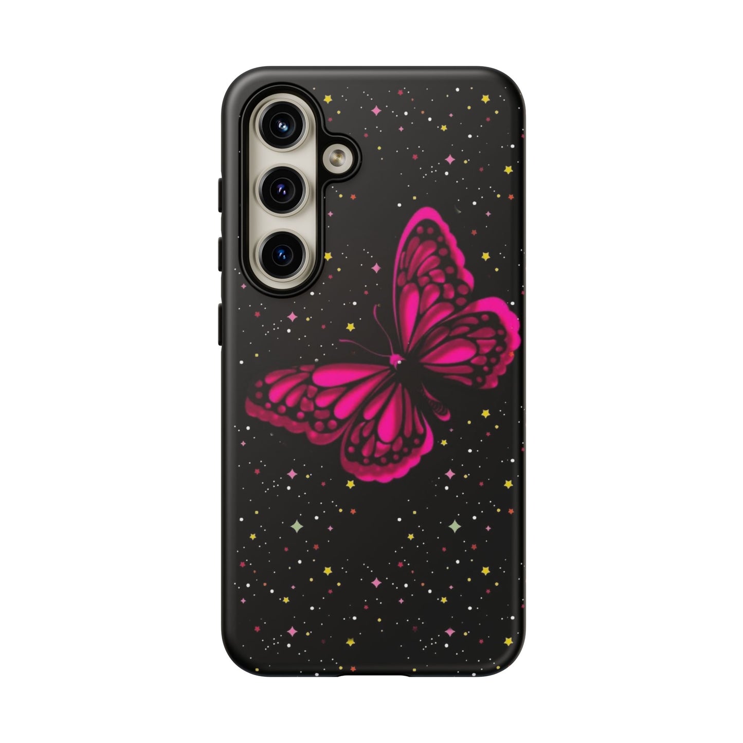 Vibrant Butterfly Phone Case, Tough Cases, Stylish Protection, Gift for Her, Trendy Smartphone Accessories, Cute Phone Cover
