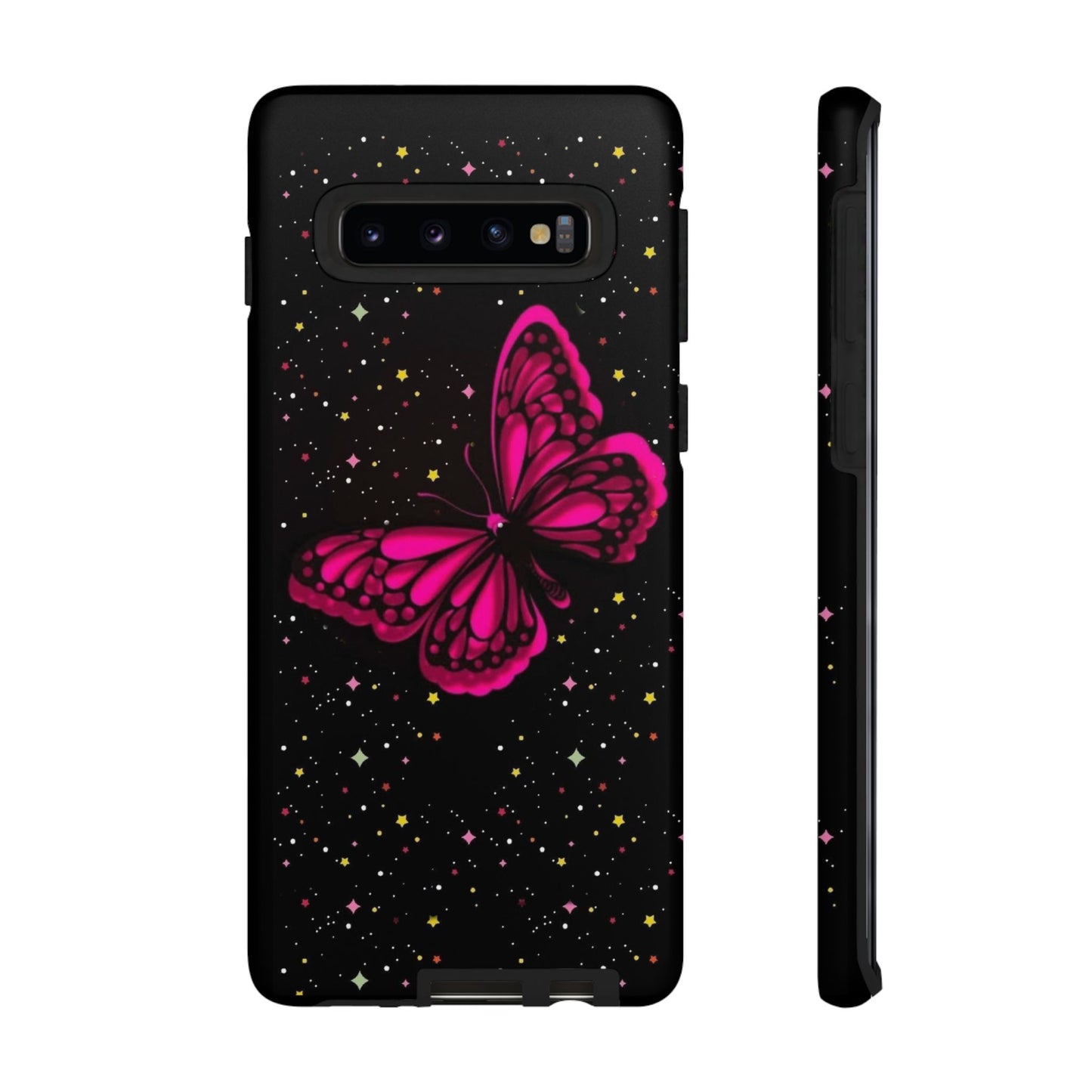 Vibrant Butterfly Phone Case, Tough Cases, Stylish Protection, Gift for Her, Trendy Smartphone Accessories, Cute Phone Cover