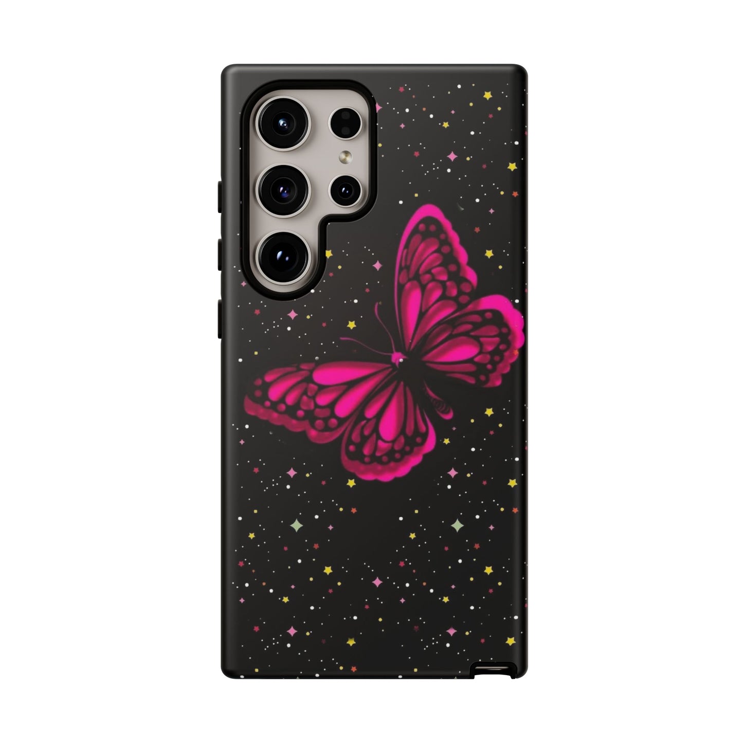 Vibrant Butterfly Phone Case, Tough Cases, Stylish Protection, Gift for Her, Trendy Smartphone Accessories, Cute Phone Cover
