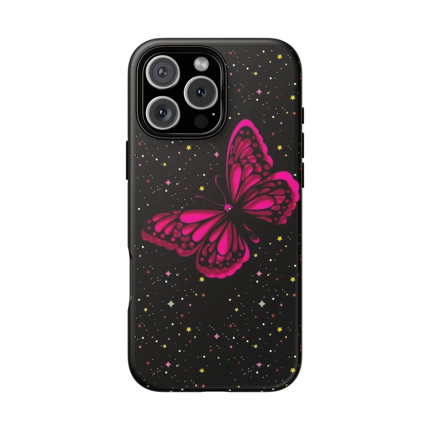 Vibrant Butterfly Phone Case, Tough Cases, Stylish Protection, Gift for Her, Trendy Smartphone Accessories, Cute Phone Cover