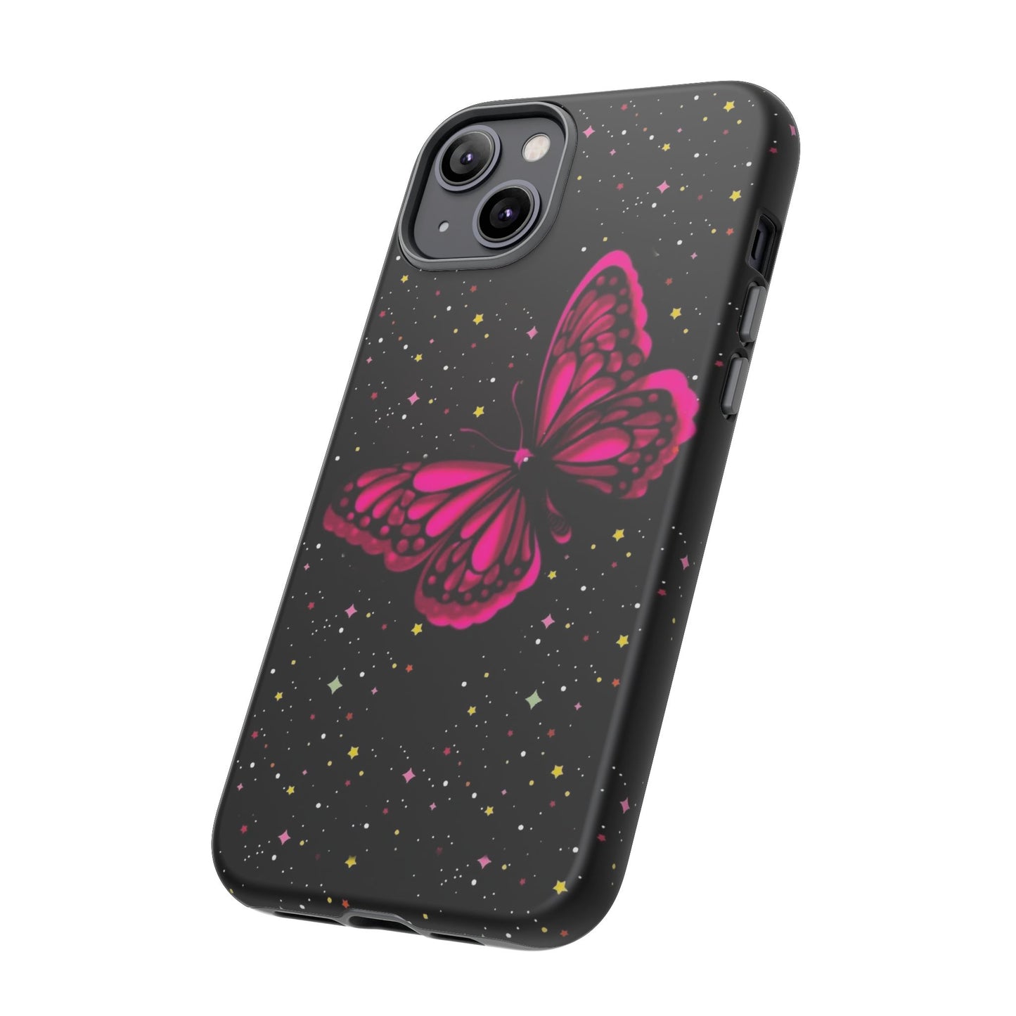 Vibrant Butterfly Phone Case, Tough Cases, Stylish Protection, Gift for Her, Trendy Smartphone Accessories, Cute Phone Cover