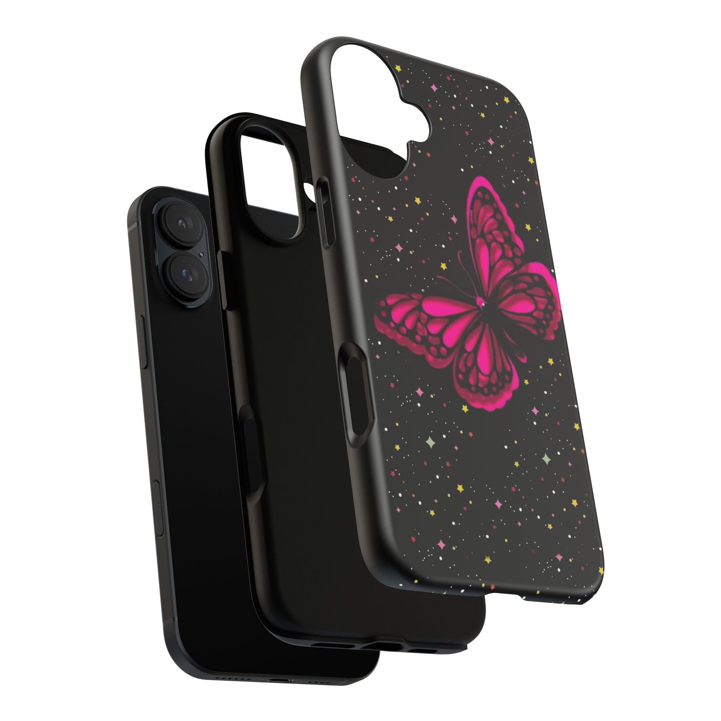 Vibrant Butterfly Phone Case, Tough Cases, Stylish Protection, Gift for Her, Trendy Smartphone Accessories, Cute Phone Cover