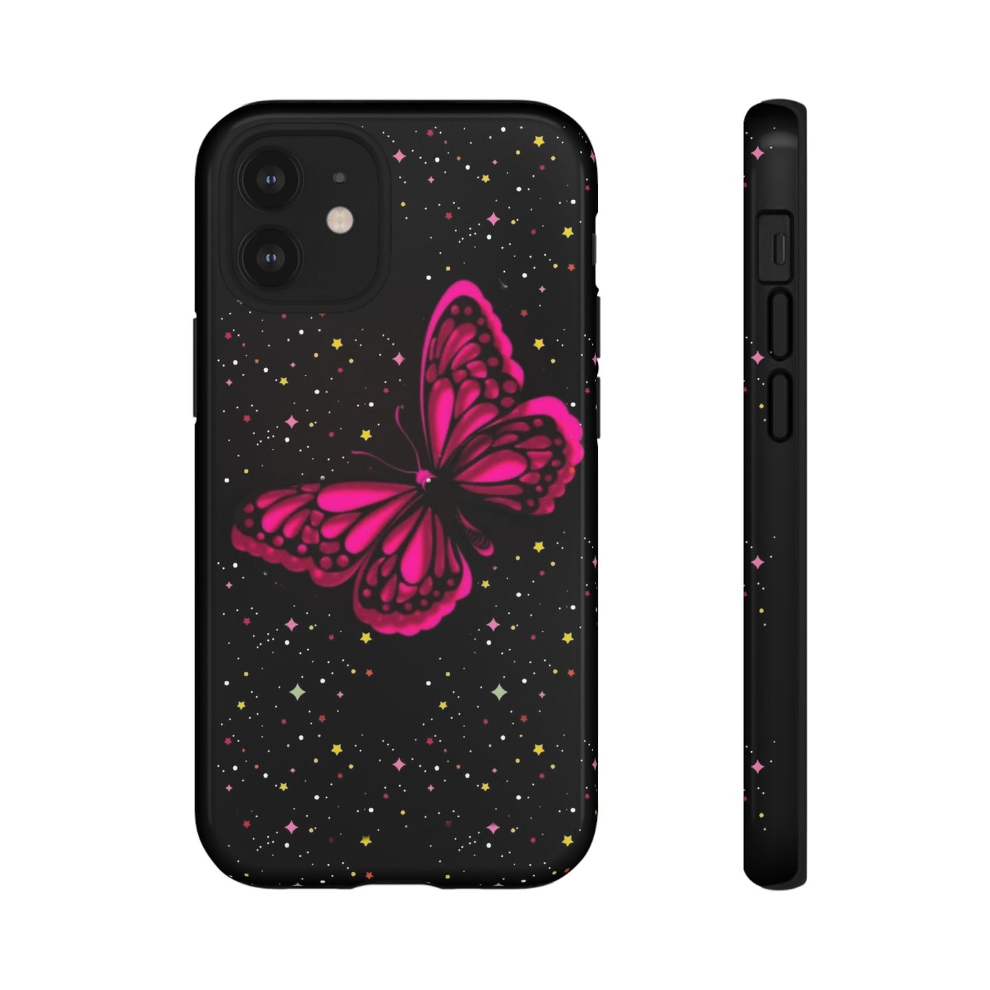 Vibrant Butterfly Phone Case, Tough Cases, Stylish Protection, Gift for Her, Trendy Smartphone Accessories, Cute Phone Cover