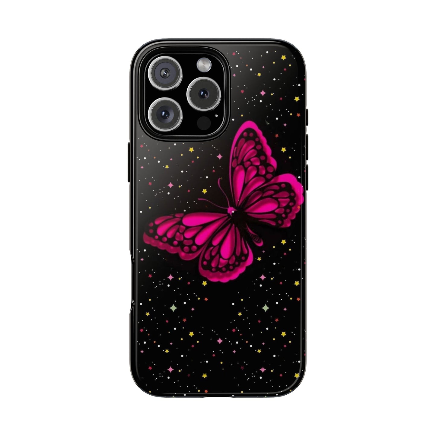 Vibrant Butterfly Phone Case, Tough Cases, Stylish Protection, Gift for Her, Trendy Smartphone Accessories, Cute Phone Cover