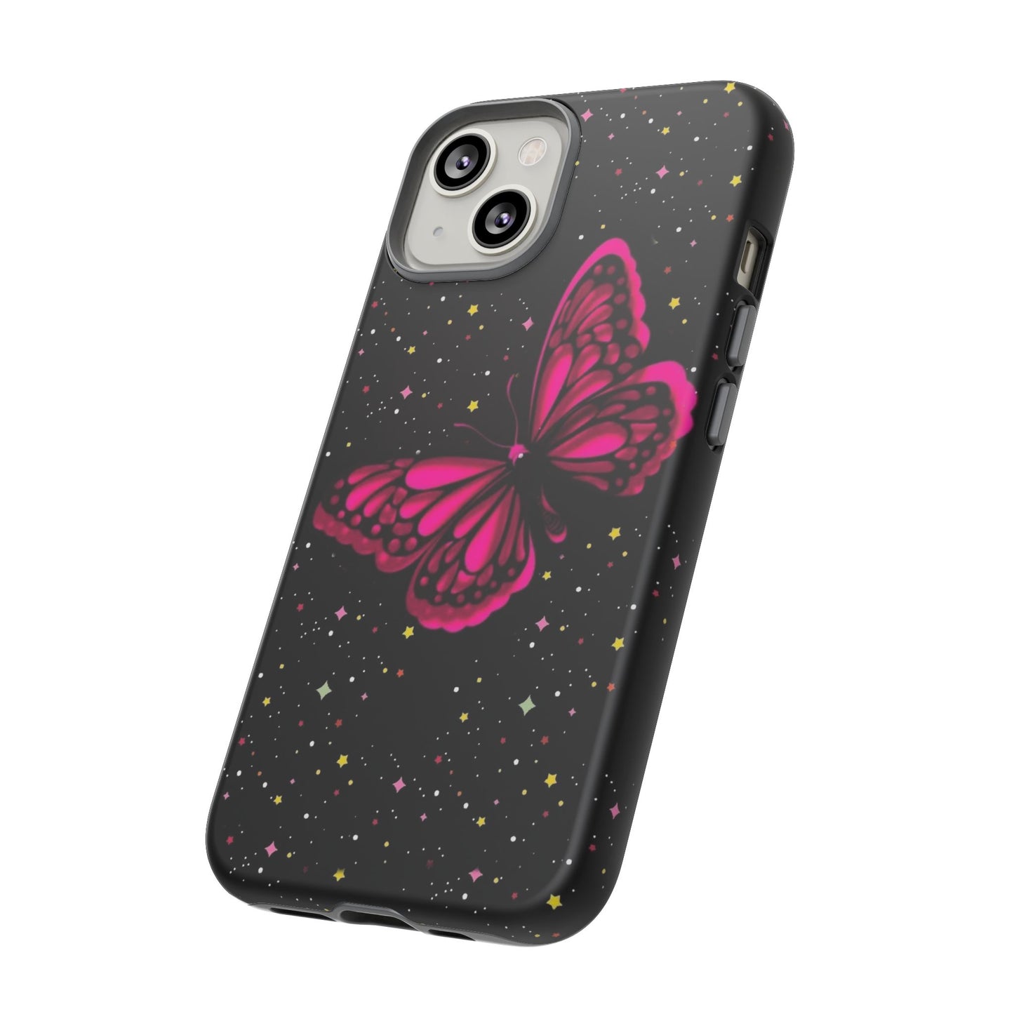 Vibrant Butterfly Phone Case, Tough Cases, Stylish Protection, Gift for Her, Trendy Smartphone Accessories, Cute Phone Cover