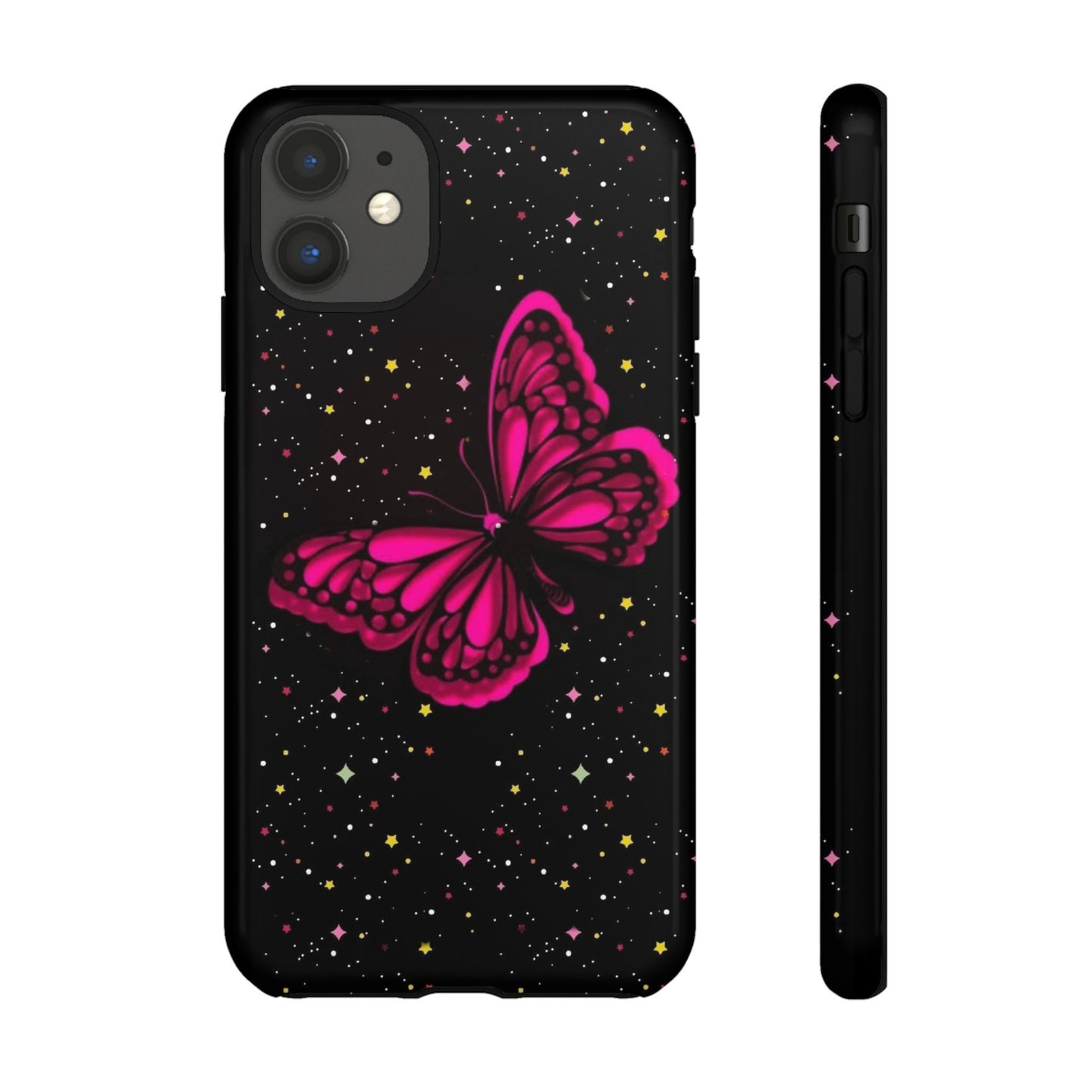 Vibrant Butterfly Phone Case, Tough Cases, Stylish Protection, Gift for Her, Trendy Smartphone Accessories, Cute Phone Cover