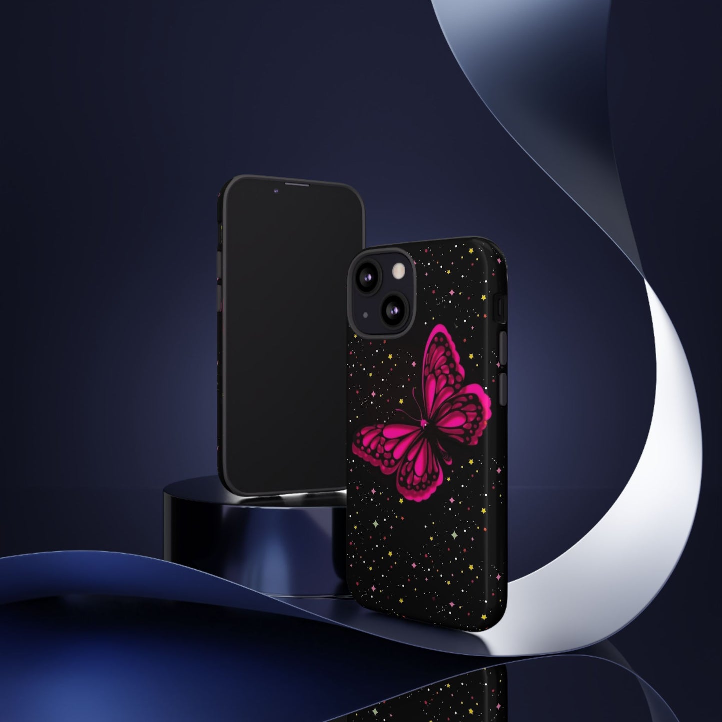 Vibrant Butterfly Phone Case, Tough Cases, Stylish Protection, Gift for Her, Trendy Smartphone Accessories, Cute Phone Cover