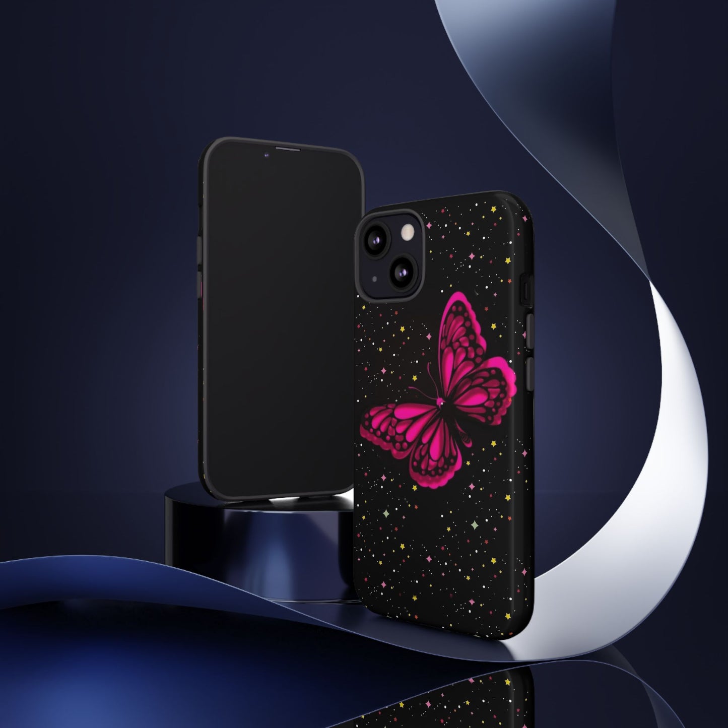 Vibrant Butterfly Phone Case, Tough Cases, Stylish Protection, Gift for Her, Trendy Smartphone Accessories, Cute Phone Cover