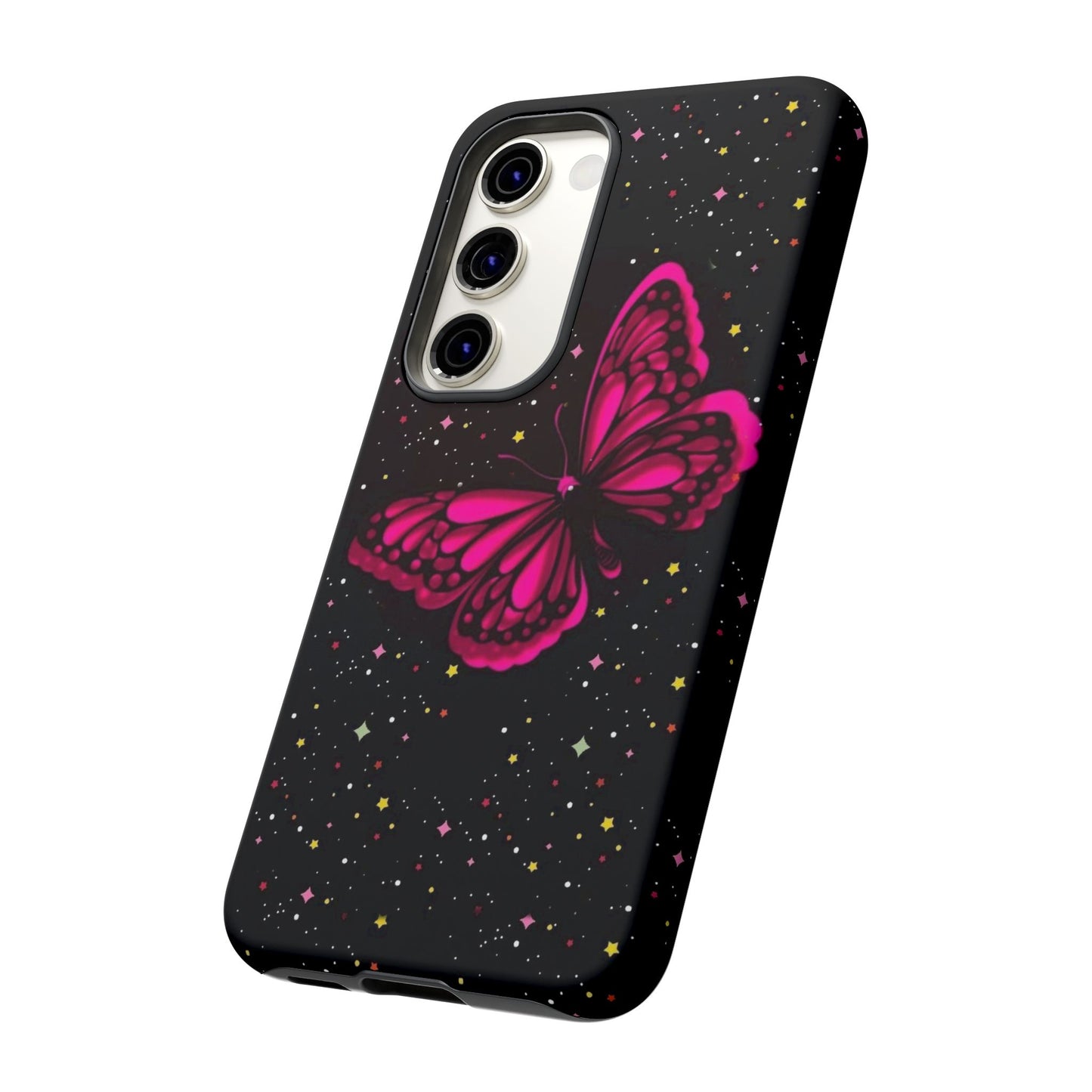 Vibrant Butterfly Phone Case, Tough Cases, Stylish Protection, Gift for Her, Trendy Smartphone Accessories, Cute Phone Cover