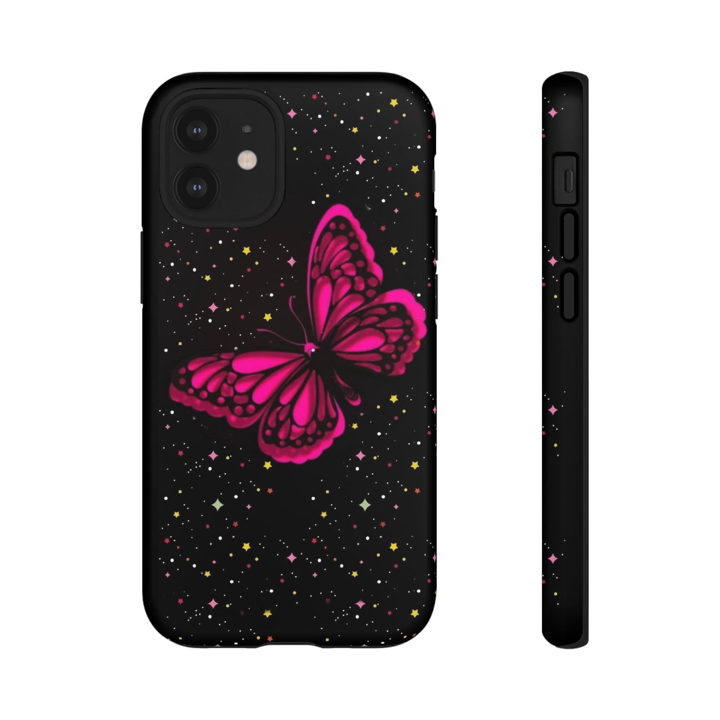 Vibrant Butterfly Phone Case, Tough Cases, Stylish Protection, Gift for Her, Trendy Smartphone Accessories, Cute Phone Cover