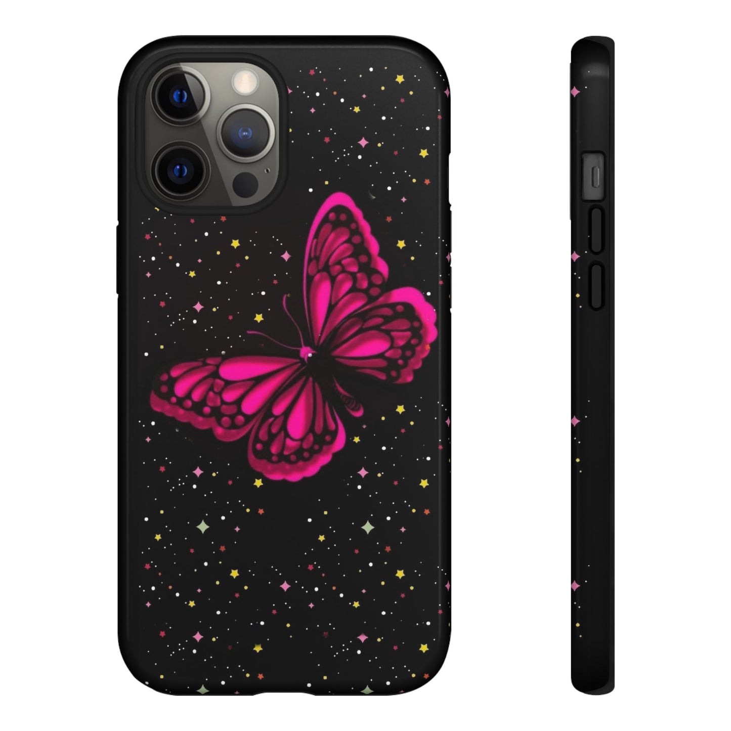 Vibrant Butterfly Phone Case, Tough Cases, Stylish Protection, Gift for Her, Trendy Smartphone Accessories, Cute Phone Cover