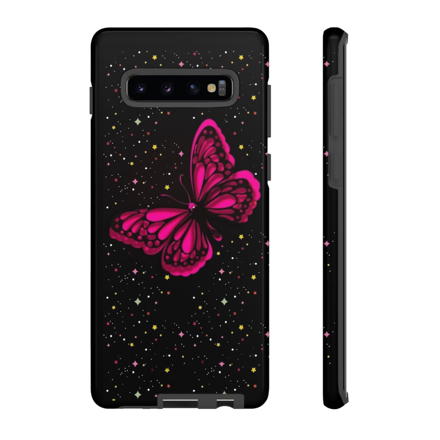 Vibrant Butterfly Phone Case, Tough Cases, Stylish Protection, Gift for Her, Trendy Smartphone Accessories, Cute Phone Cover