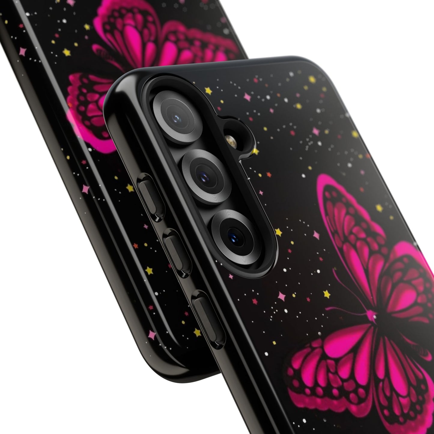 Vibrant Butterfly Phone Case, Tough Cases, Stylish Protection, Gift for Her, Trendy Smartphone Accessories, Cute Phone Cover
