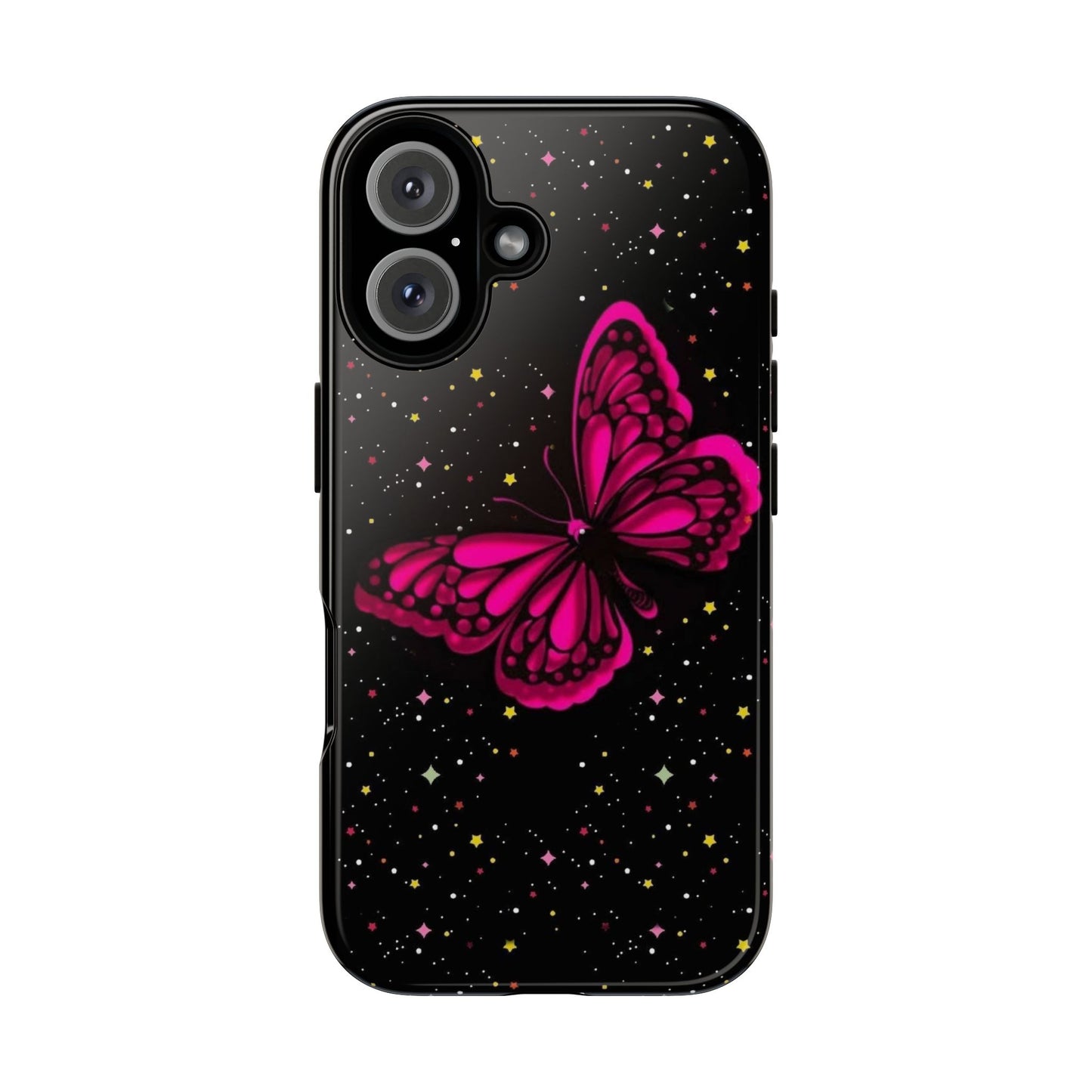 Vibrant Butterfly Phone Case, Tough Cases, Stylish Protection, Gift for Her, Trendy Smartphone Accessories, Cute Phone Cover