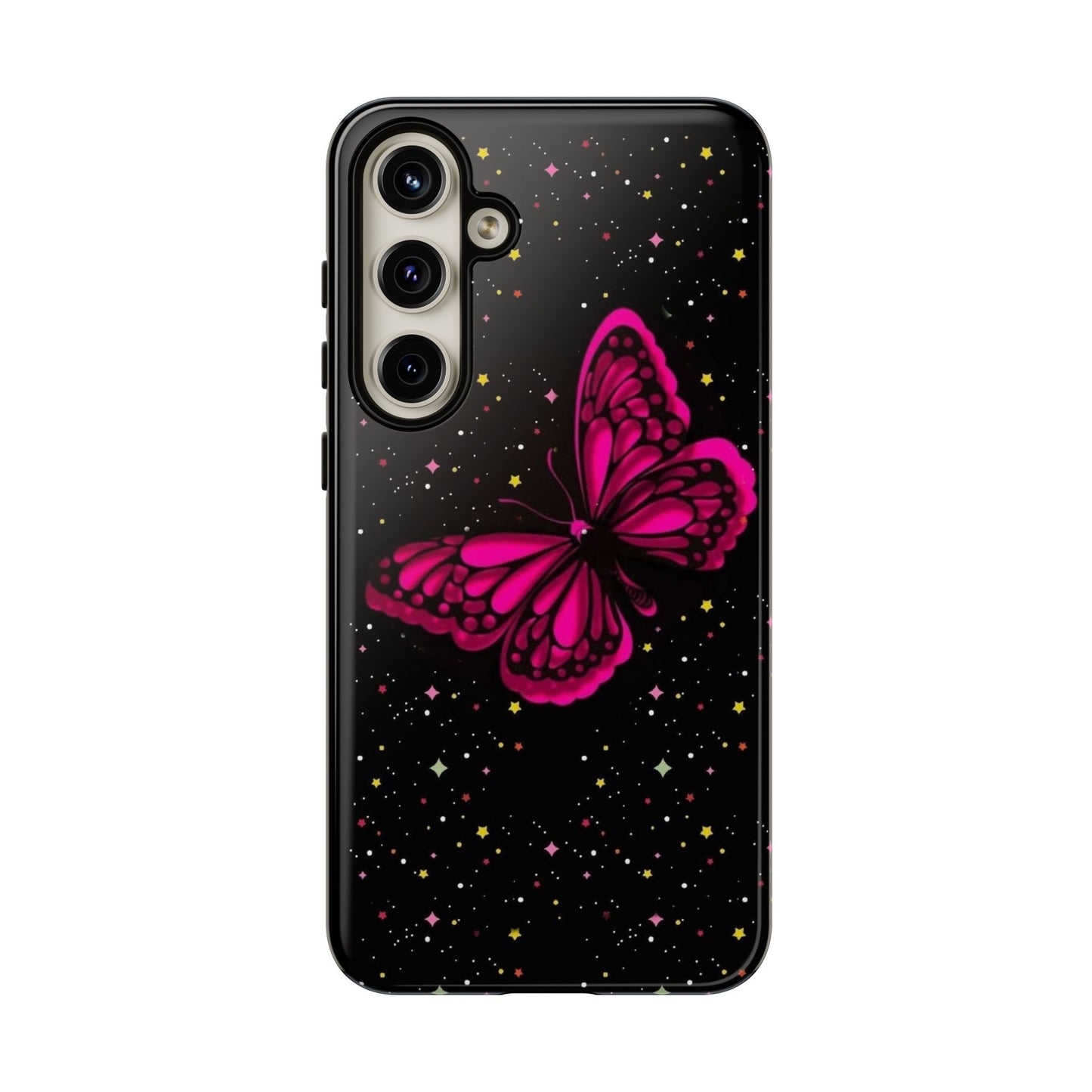 Vibrant Butterfly Phone Case, Tough Cases, Stylish Protection, Gift for Her, Trendy Smartphone Accessories, Cute Phone Cover