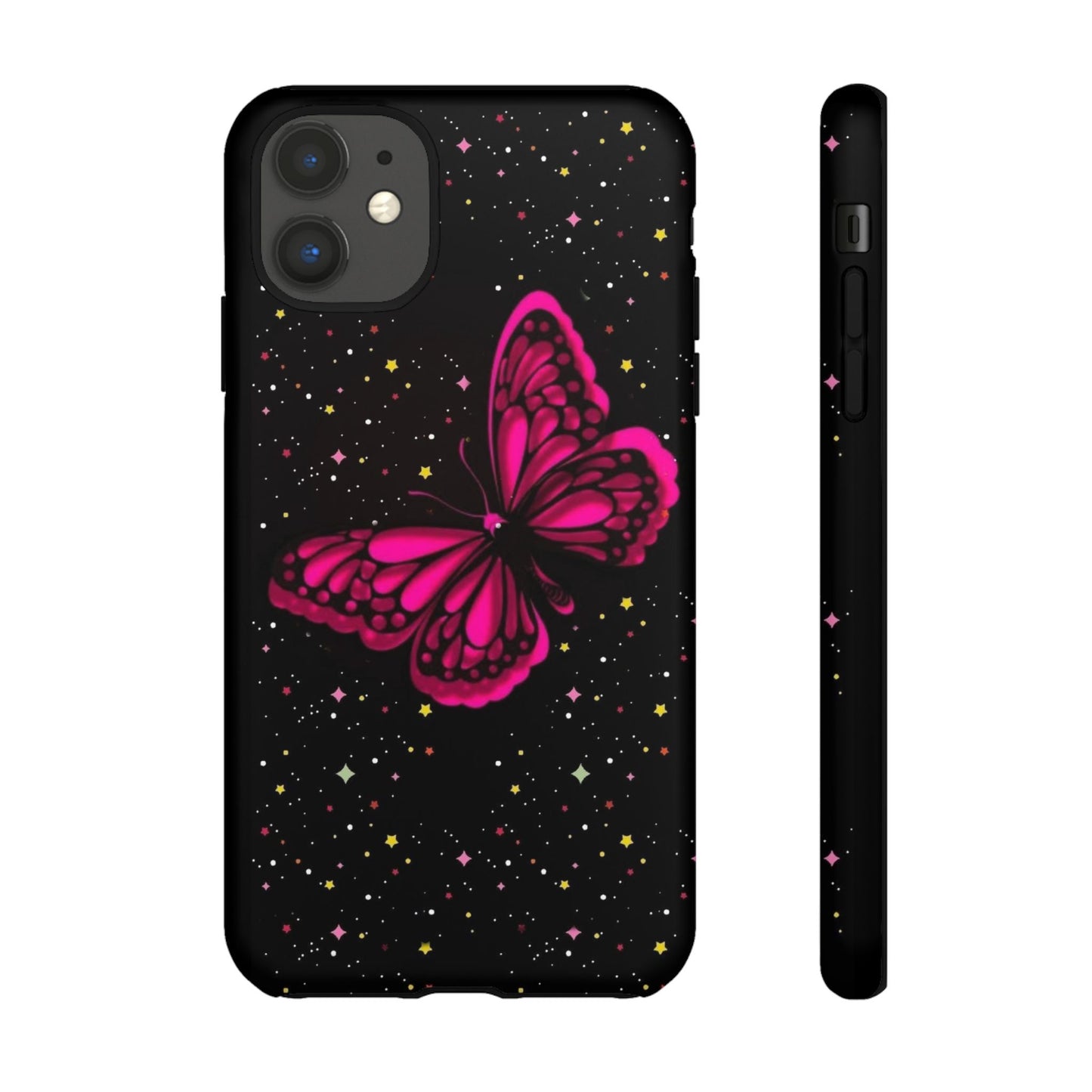 Vibrant Butterfly Phone Case, Tough Cases, Stylish Protection, Gift for Her, Trendy Smartphone Accessories, Cute Phone Cover
