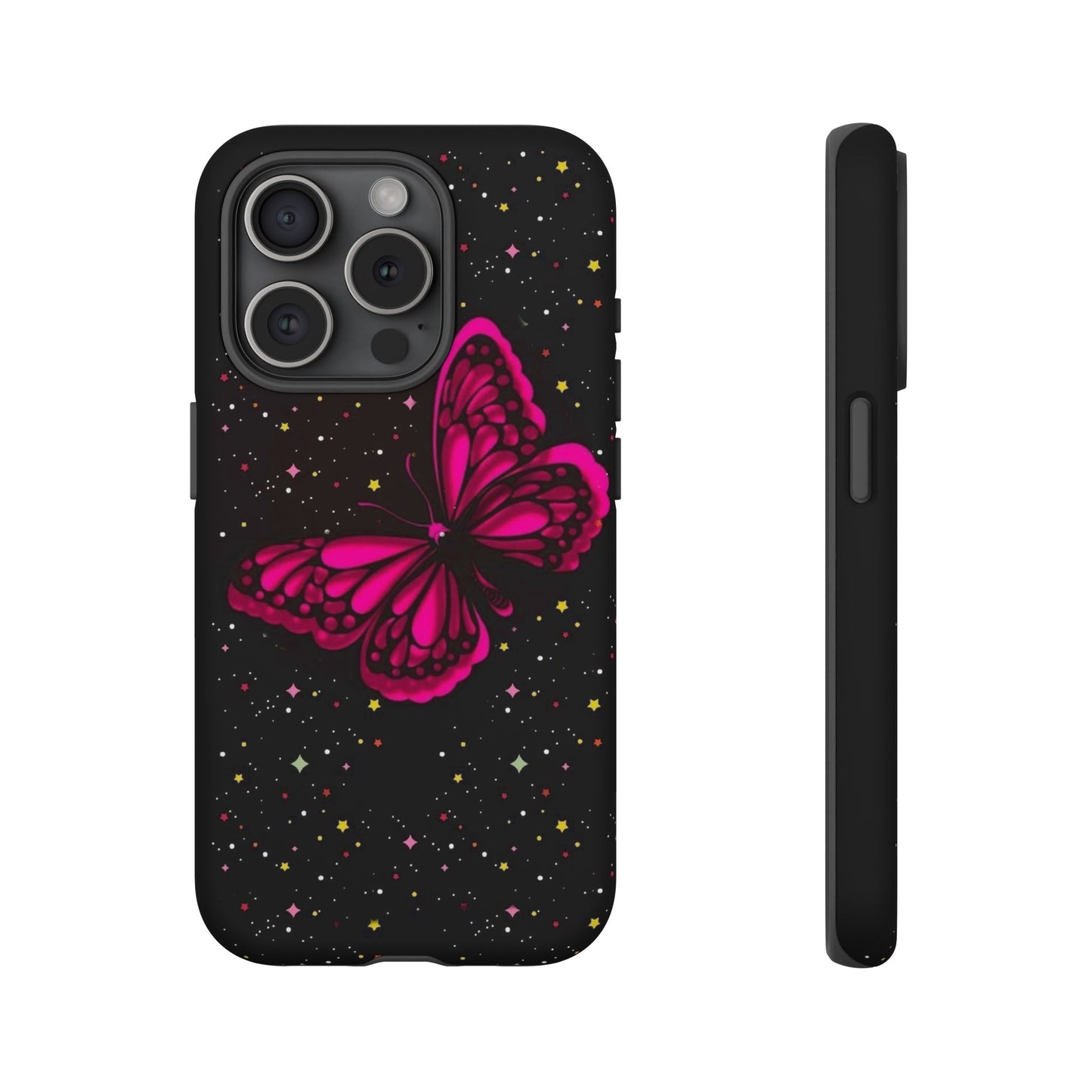 Vibrant Butterfly Phone Case, Tough Cases, Stylish Protection, Gift for Her, Trendy Smartphone Accessories, Cute Phone Cover