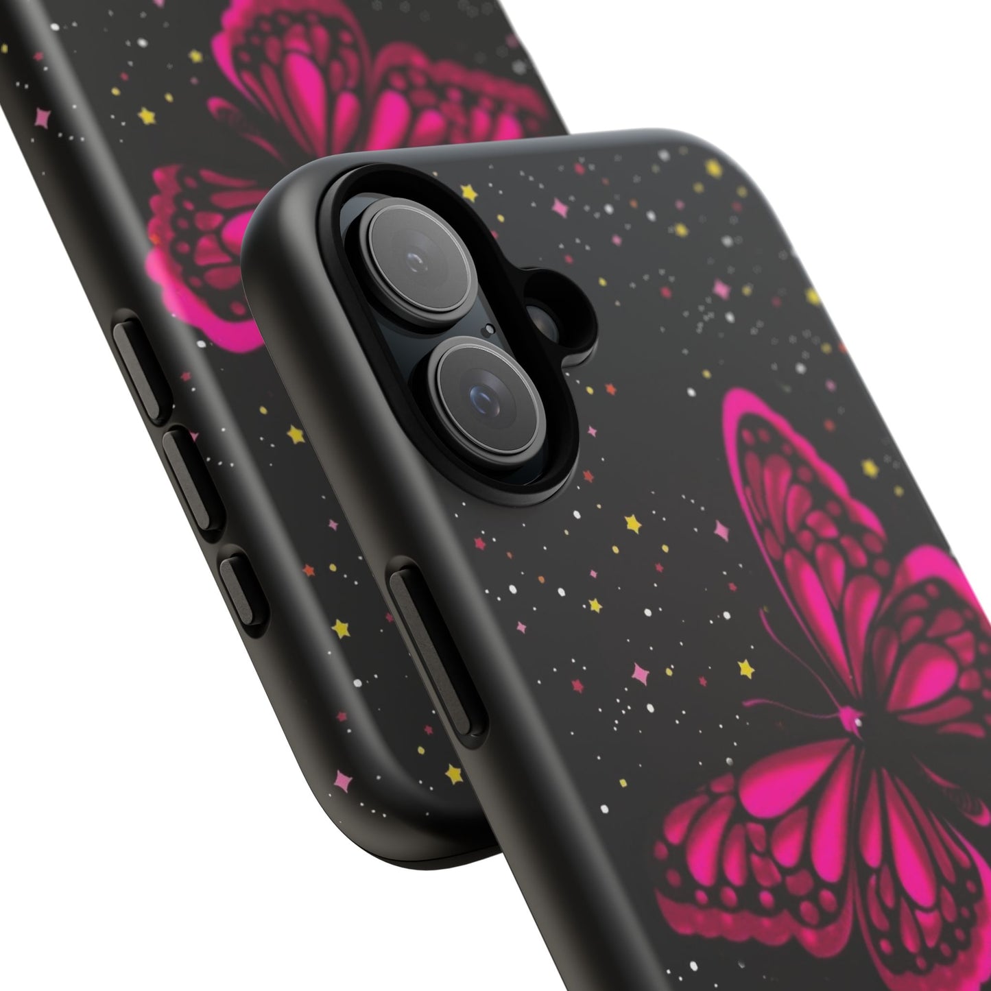 Vibrant Butterfly Phone Case, Tough Cases, Stylish Protection, Gift for Her, Trendy Smartphone Accessories, Cute Phone Cover