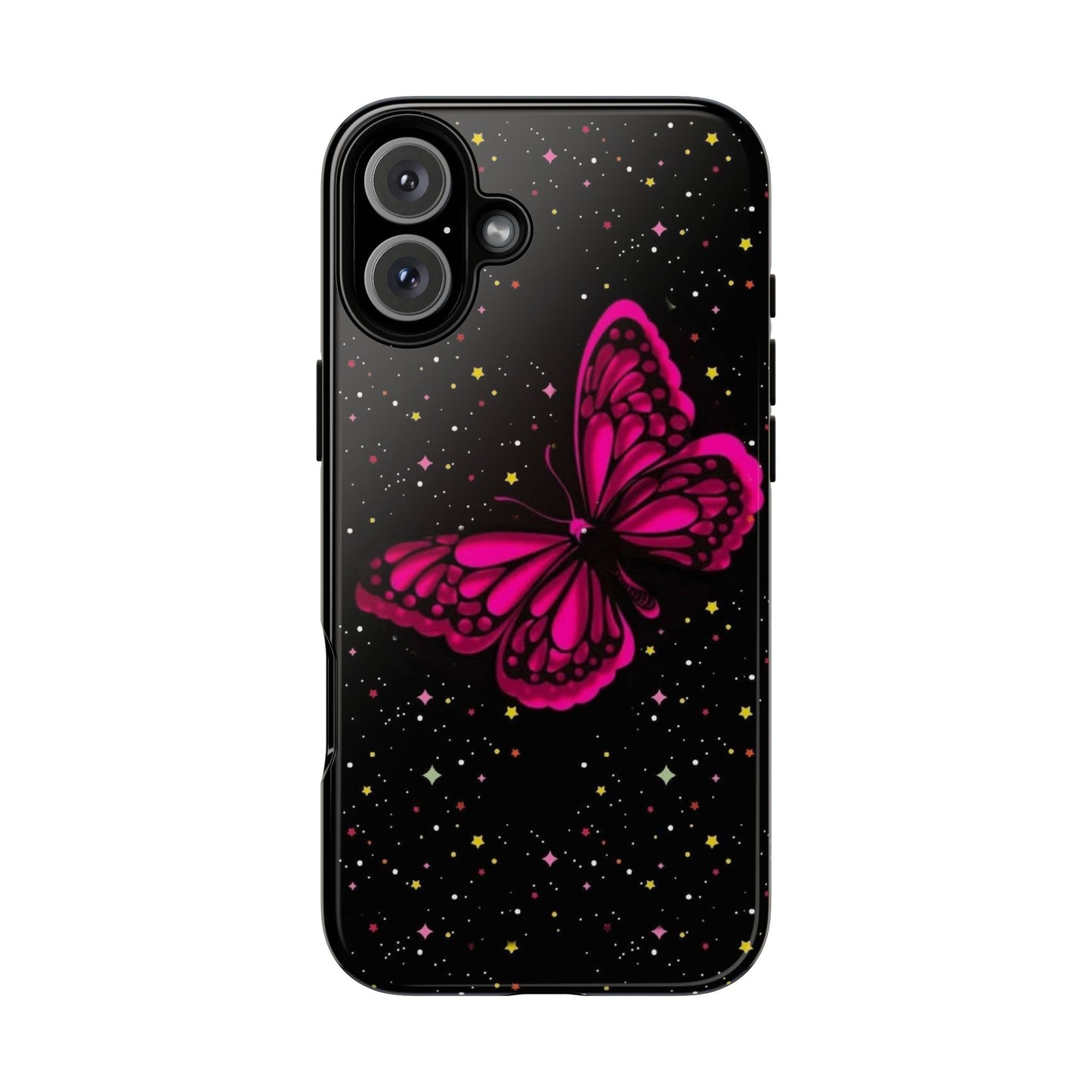 Vibrant Butterfly Phone Case, Tough Cases, Stylish Protection, Gift for Her, Trendy Smartphone Accessories, Cute Phone Cover