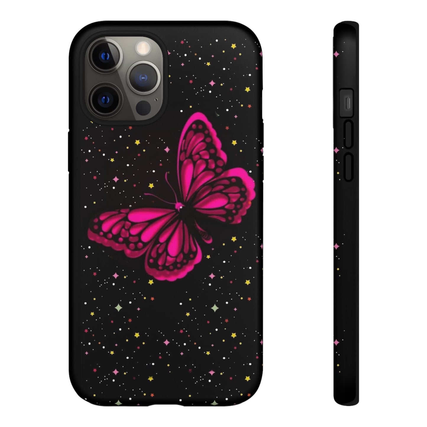 Vibrant Butterfly Phone Case, Tough Cases, Stylish Protection, Gift for Her, Trendy Smartphone Accessories, Cute Phone Cover