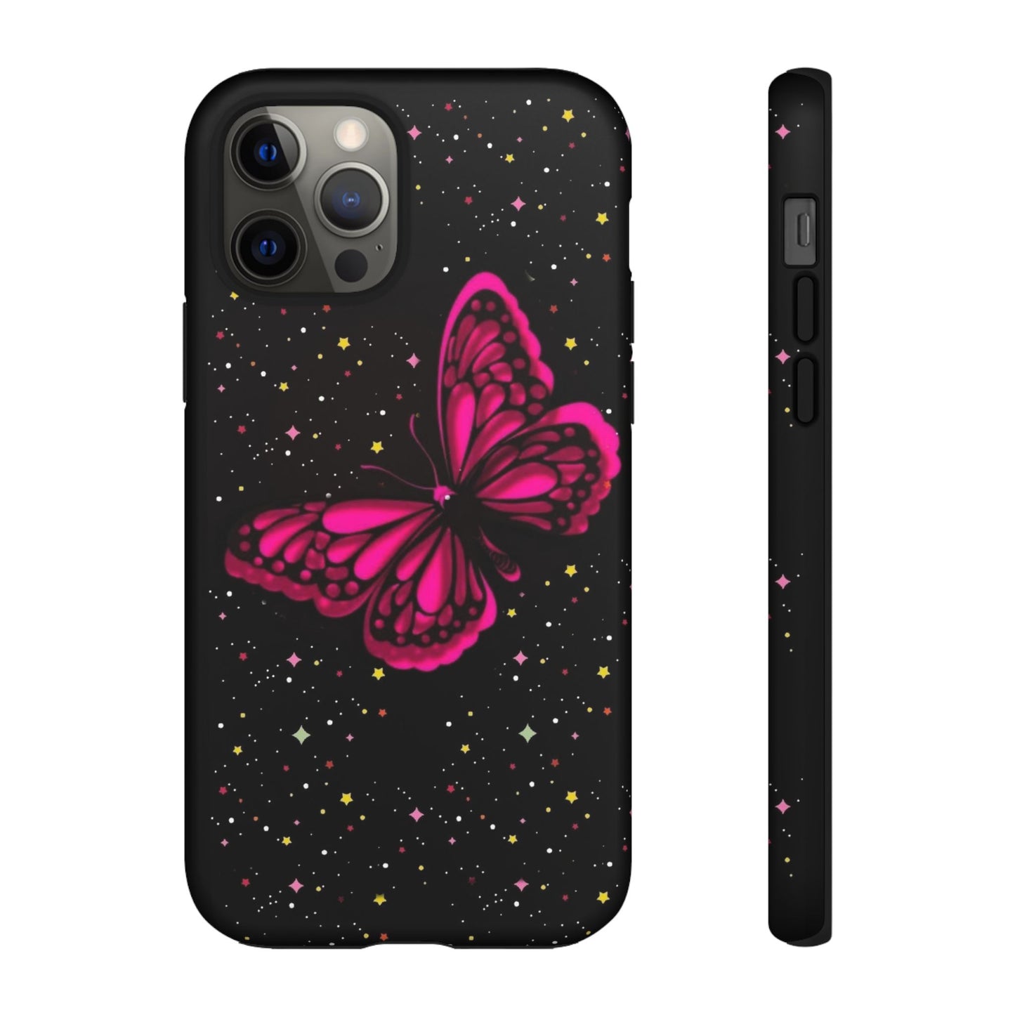 Vibrant Butterfly Phone Case, Tough Cases, Stylish Protection, Gift for Her, Trendy Smartphone Accessories, Cute Phone Cover