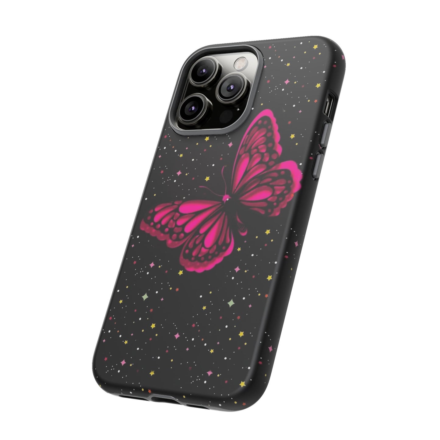 Vibrant Butterfly Phone Case, Tough Cases, Stylish Protection, Gift for Her, Trendy Smartphone Accessories, Cute Phone Cover