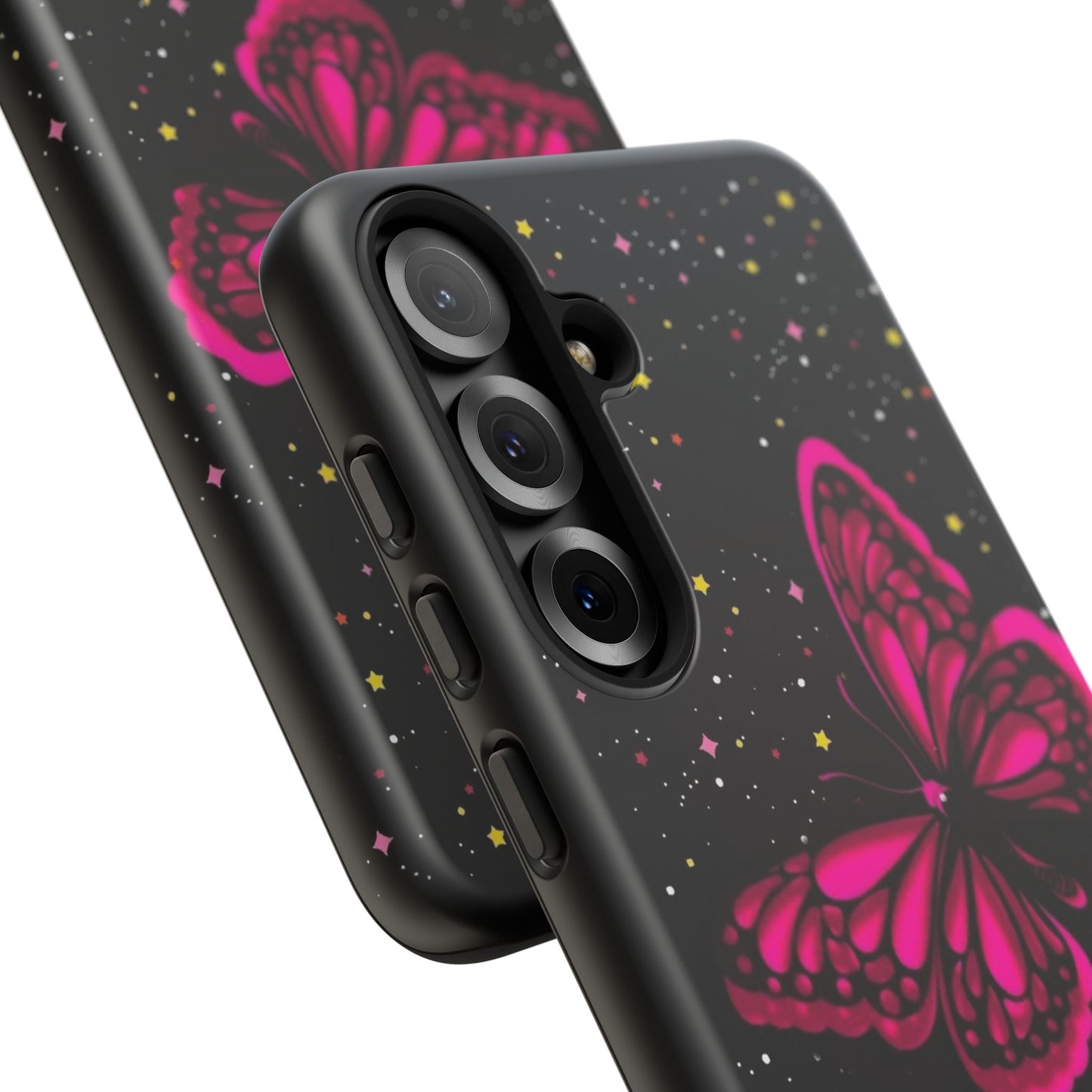 Vibrant Butterfly Phone Case, Tough Cases, Stylish Protection, Gift for Her, Trendy Smartphone Accessories, Cute Phone Cover