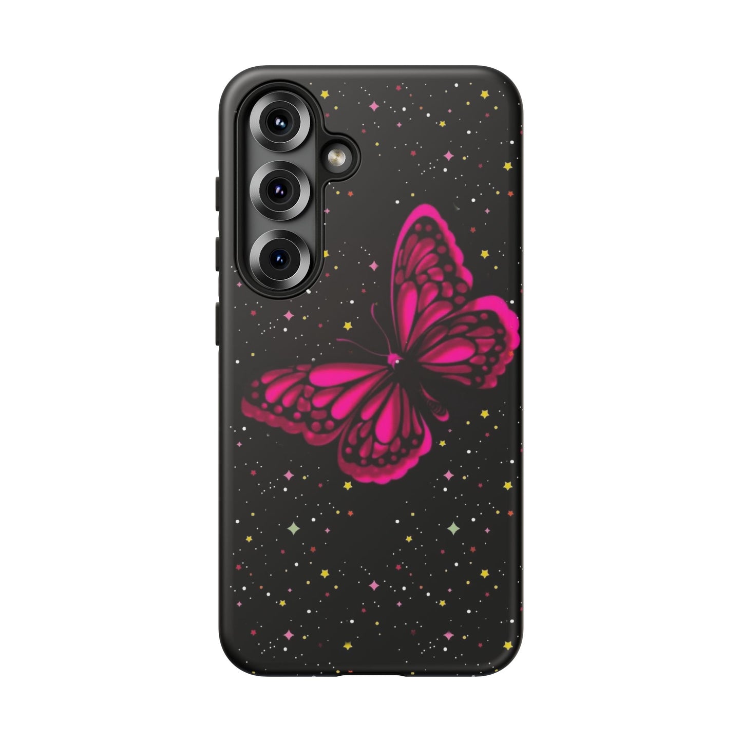 Vibrant Butterfly Phone Case, Tough Cases, Stylish Protection, Gift for Her, Trendy Smartphone Accessories, Cute Phone Cover